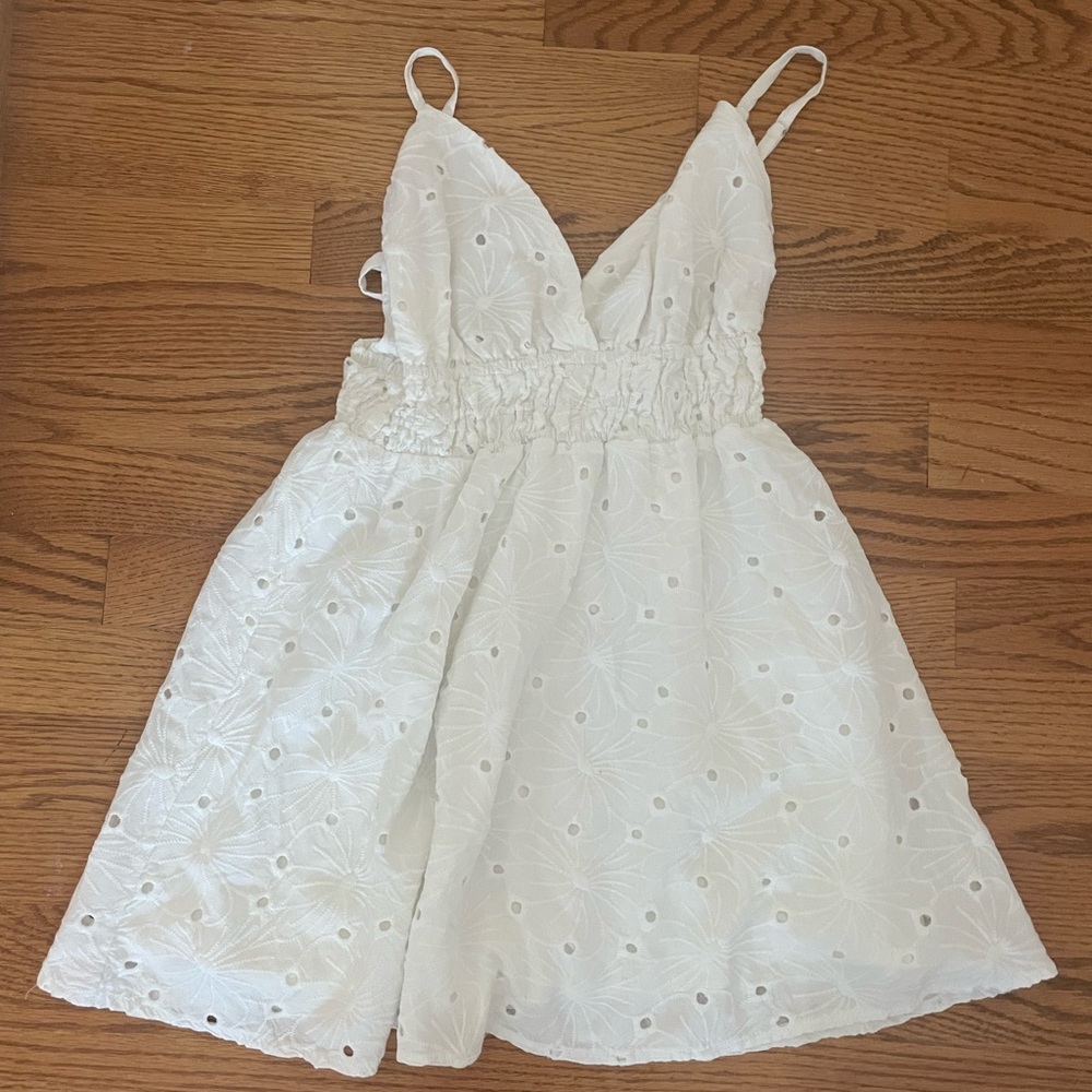 Ocean Drive White Eyelet Dress